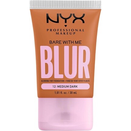 

NYX Professional Makeup Blurring Tint Foundation Среднее покрытие, матовое покрытие с ниацинамидом матча и глицерином, 30 мл, оттенок Medium Dark