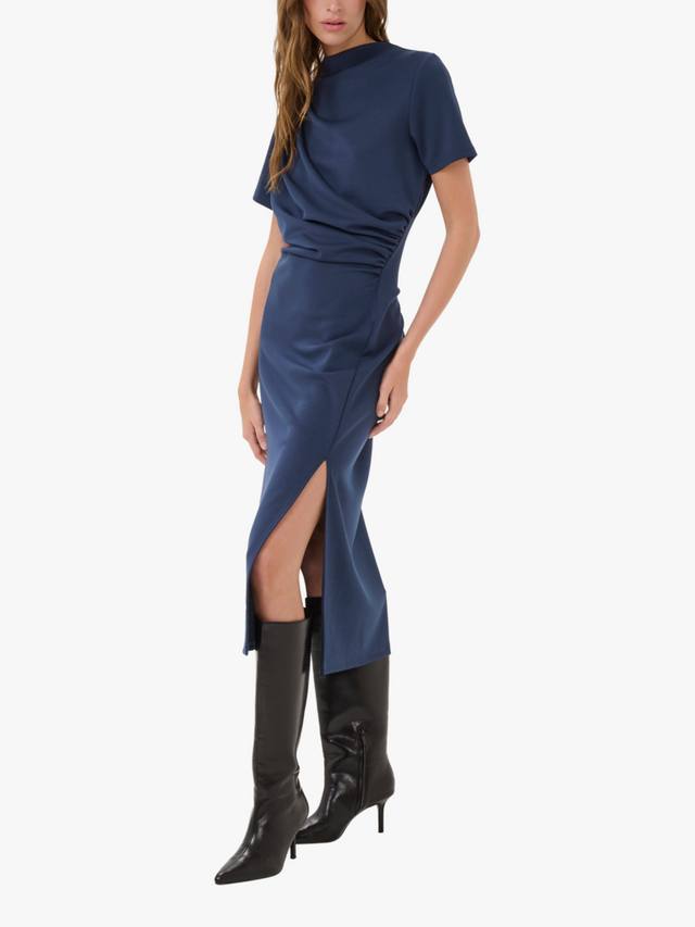

Платье миди с драпировкой helle MY ESSENTIAL WARDROBE, цвет Dark Sapphire Blue