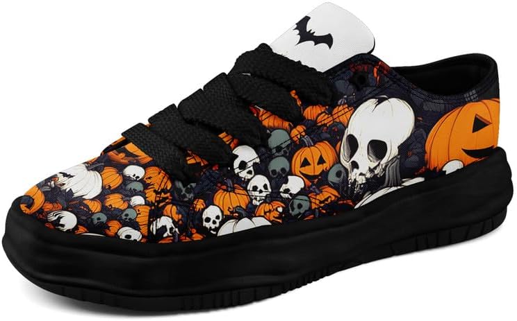 

Кроссовки Halloween с тыквой и привидением AWSOLE, модные, унисекс, белый/черный/оранжевый/серый