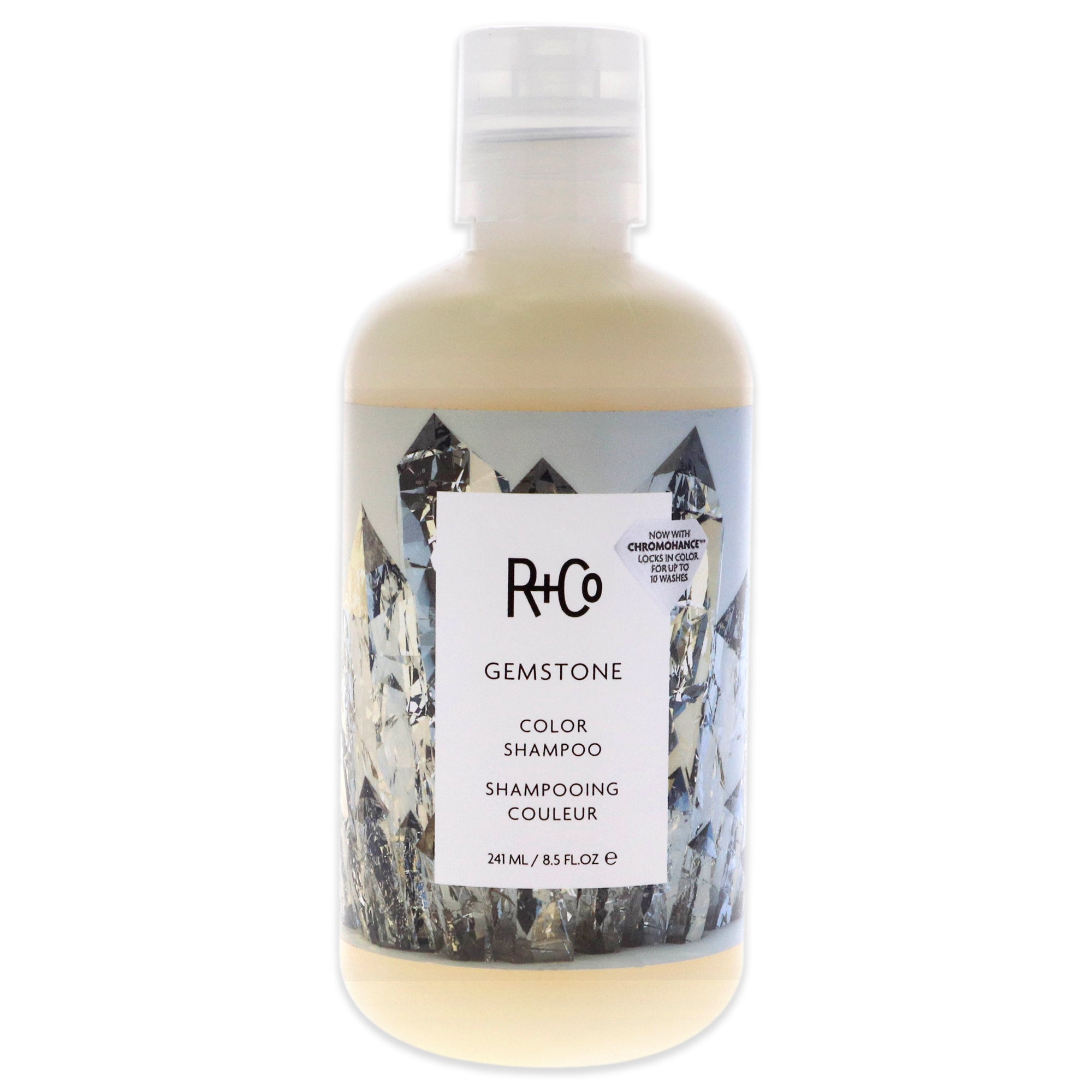 

Шампунь для окрашивания волос Gemstone Color Shampoo от R+Co, унисекс - 8,5 унций (250 мл), прозрачный