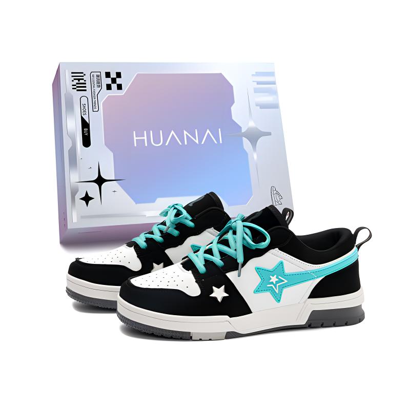 

HUANAI Низкие скейтерские кроссовки унисекс Aurora Blue, цвет Aurora Blue