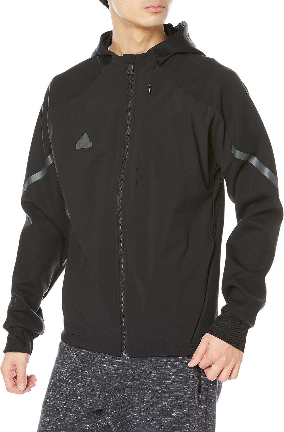 

Мужская толстовка Adidas ECT53 Design 4 Gameday Premium на молнии, черный