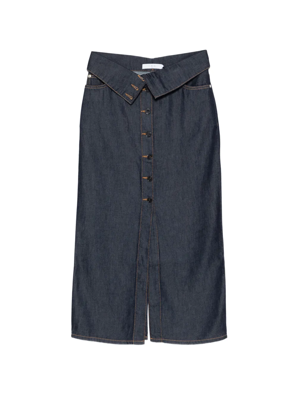 

Миди-юбка на пуговицах Iro, синий