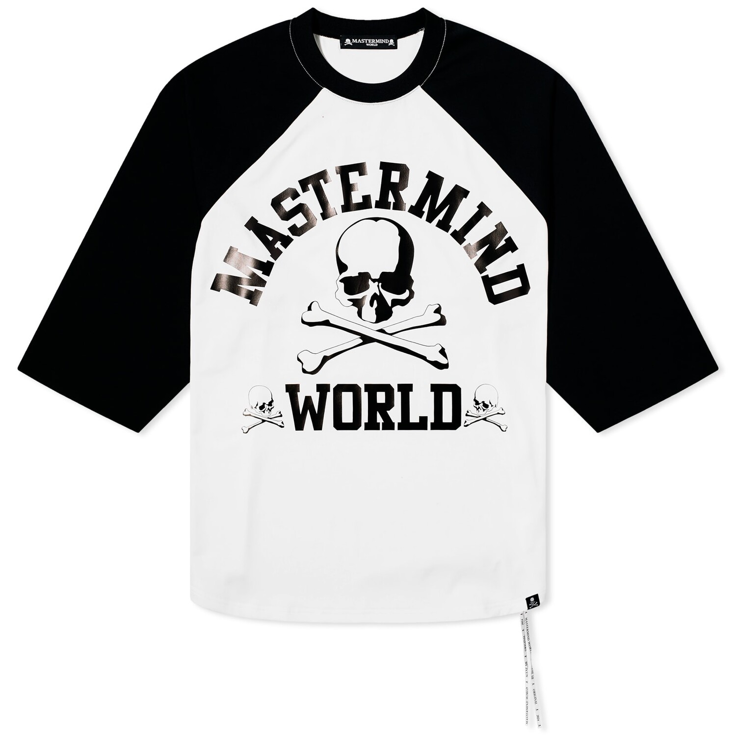 

Футболка Mastermind World Long Sleeve College Logo T-Shirt, цвет Black & White