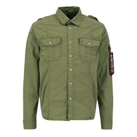 

Футболка Alpha Industries Basic Shirt Slim, зеленый