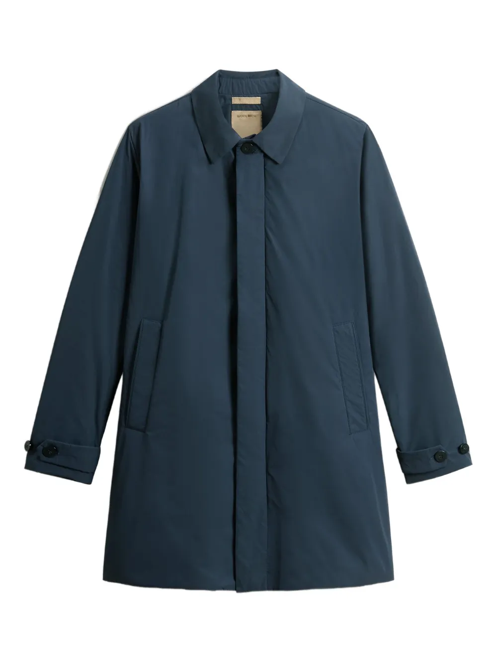 

Пальто на пуговицах WOOLRICH, синий