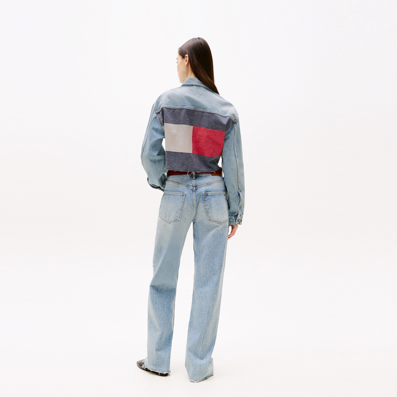 Tommy Hilfiger Джинсовая куртка женская, Denim Blue 1A5 — фото 4