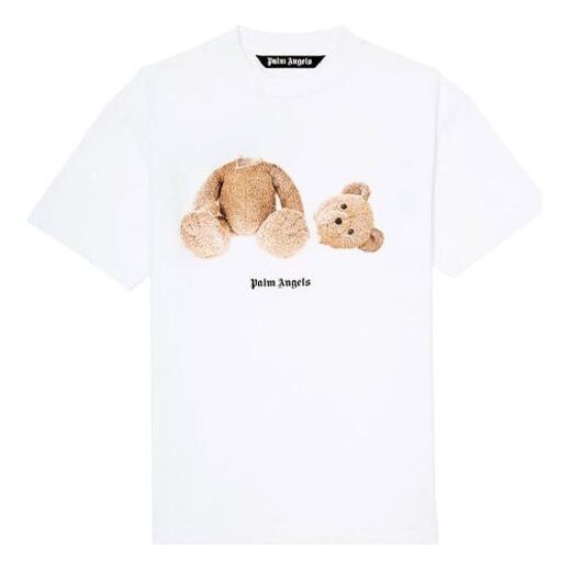 

Футболка bear short-sleeve tee 'white' Palm Angels, белый