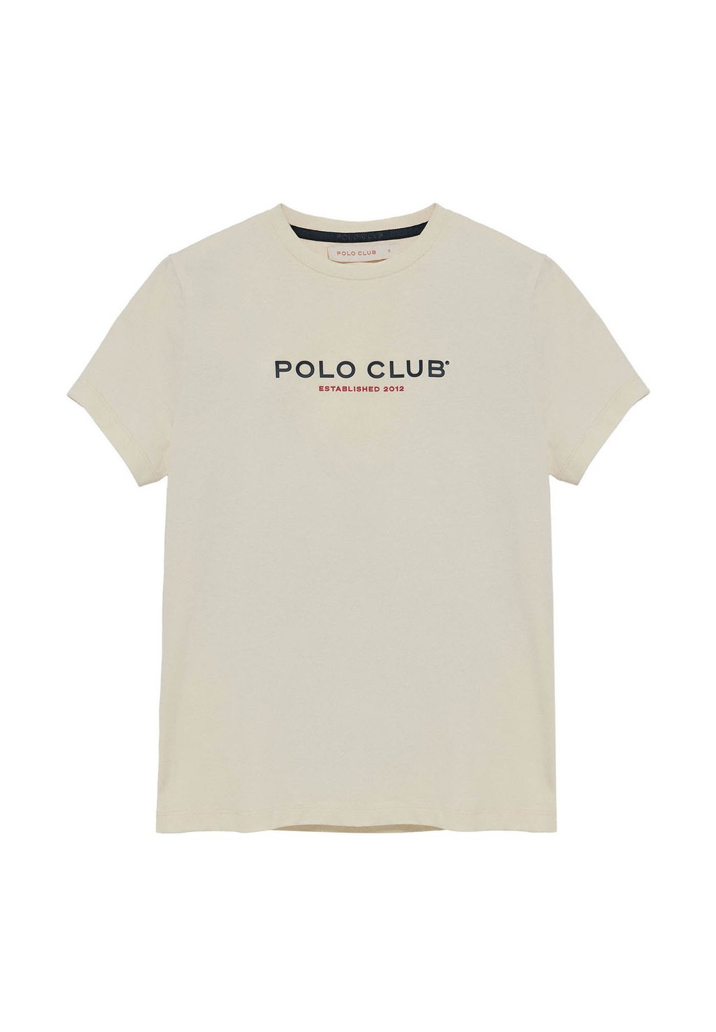 

Футболка с принтом SHORT SLEEVE REGULAR FIT MINIMAL TITLE Polo Club, бежевый