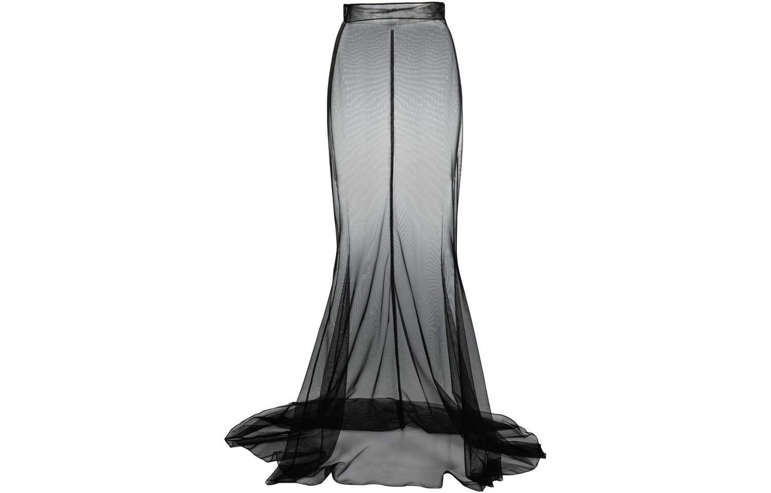 

Повседневная длинная юбка женская черная Saint Laurent
