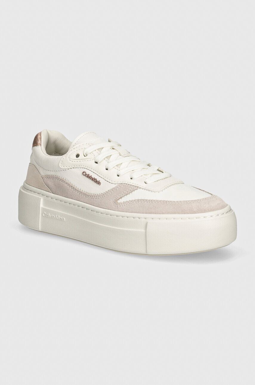 

Кроссовки Calvin Klein FF CUPSOLE LACE UP W/ML MIX M, белый