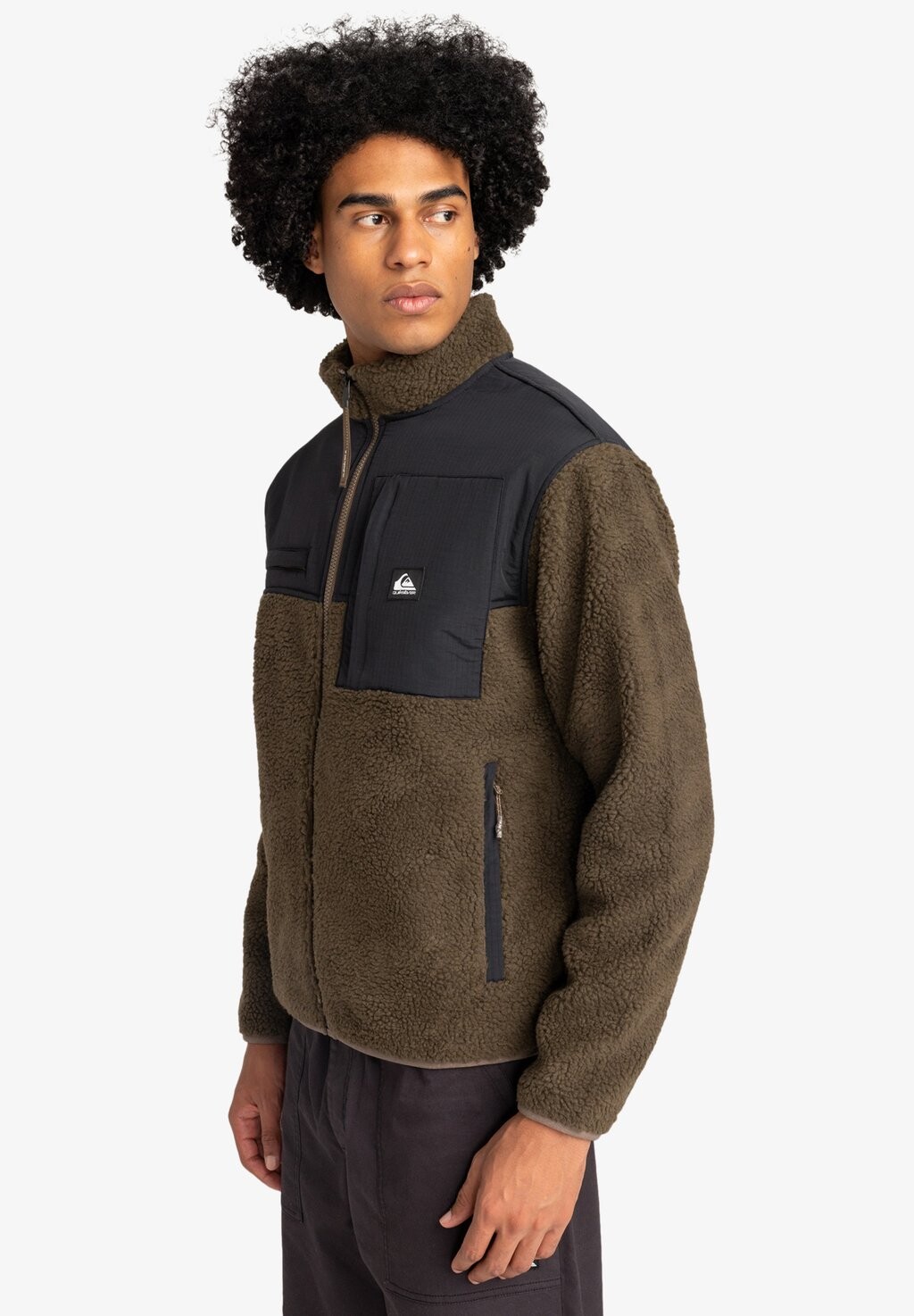 

Флисовая куртка SHALLOW WATER FULL ZIP Quiksilver, коричневый