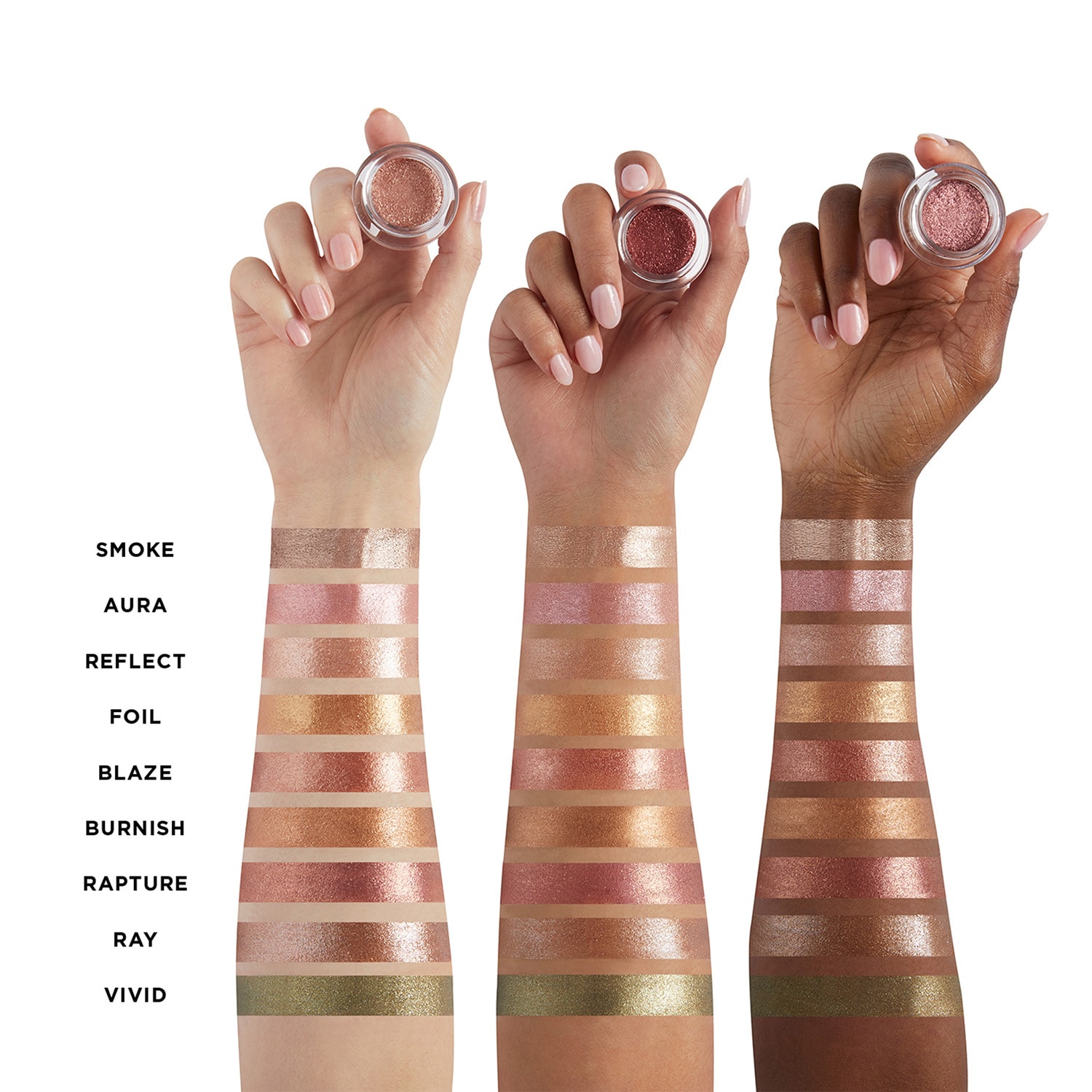 Тени для век Scattered Light Glitzer-Lidschatten Hourglass, Smoke 3.5 G — фото 2