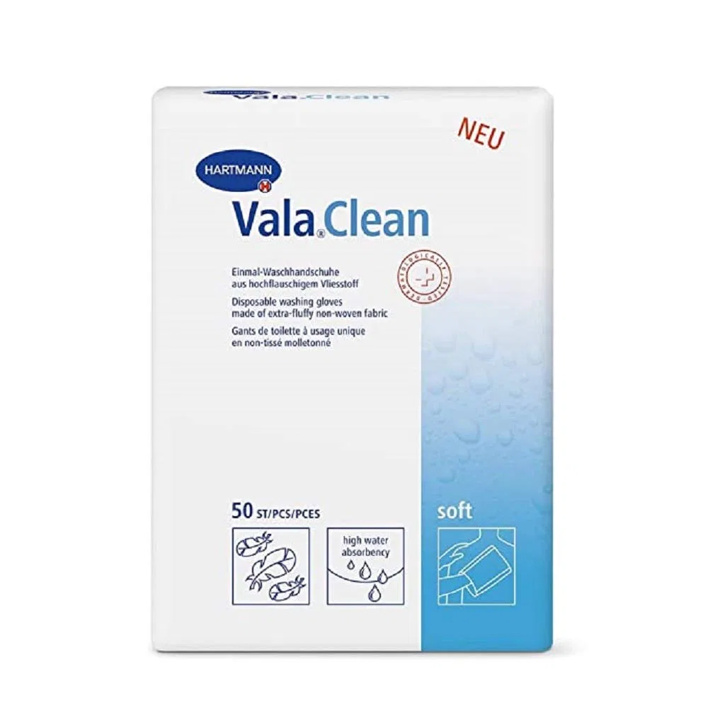 Одноразовые мочалки «ValaClean Soft» от Hartmann, 1000 шт. Hartmann