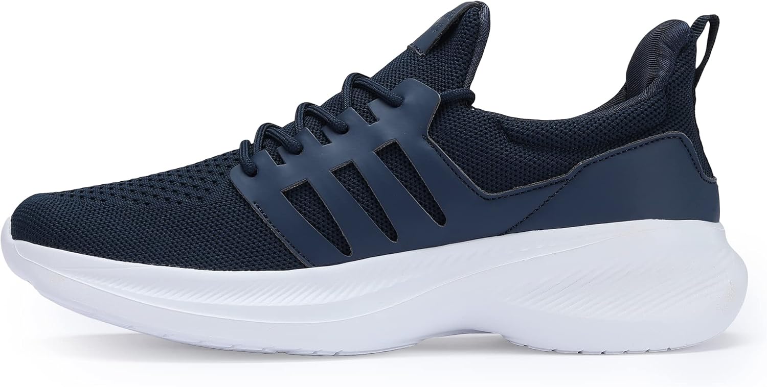 

Кроссовки Casbeam для мужчин, удобные, легкие, дышащие, для ходьбы, на шнуровке, с сетчатым верхом, для тренировок и повседневного спорта, синий