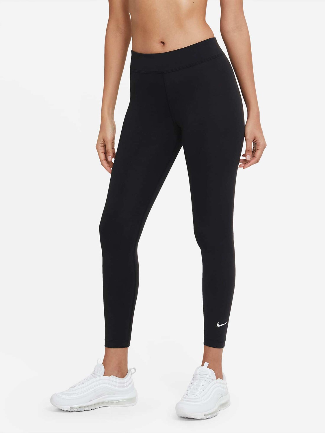 

Тайтсы Nike W ESSNTL 7/8 MR, черный