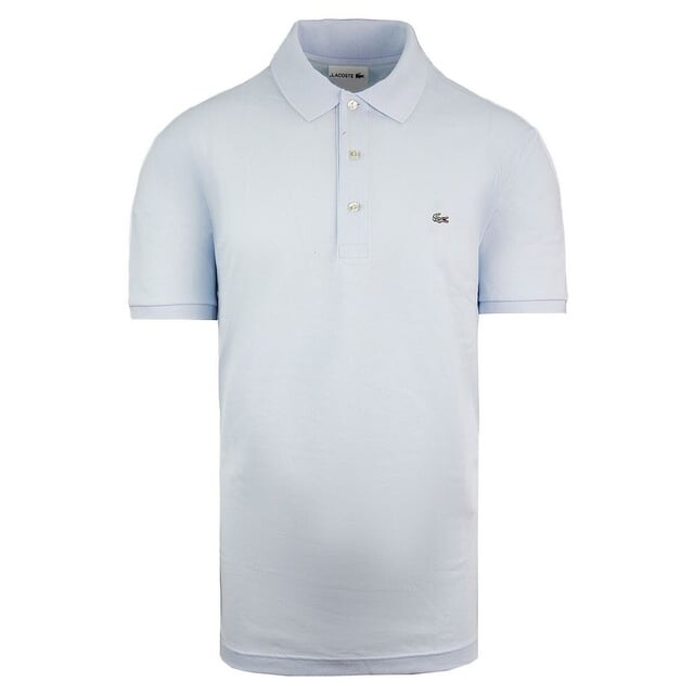 

Легкая мужская рубашка поло приталенного кроя Lacoste, синий