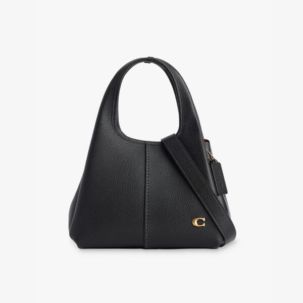 

Lana 23 кожаная сумка через плечо Coach, черный