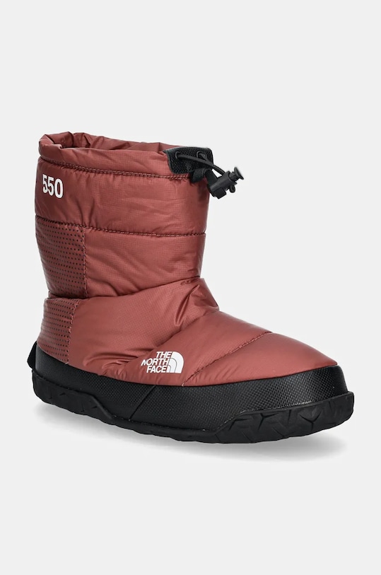 Женские зимние ботинки The North Face Nuptse Apres стеганые, темно-оранжевый