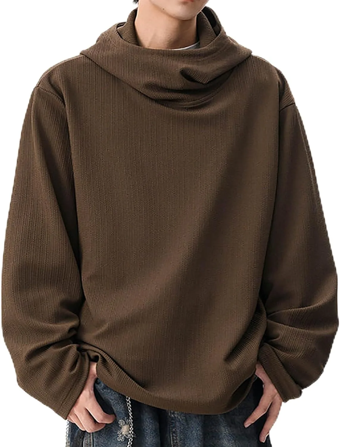 

Мужской худи оверсайз с капюшоном