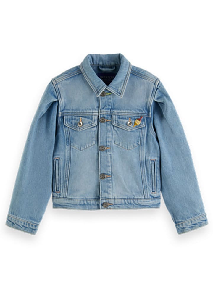 

Джинсовая куртка Scotch & Soda, светло-синий