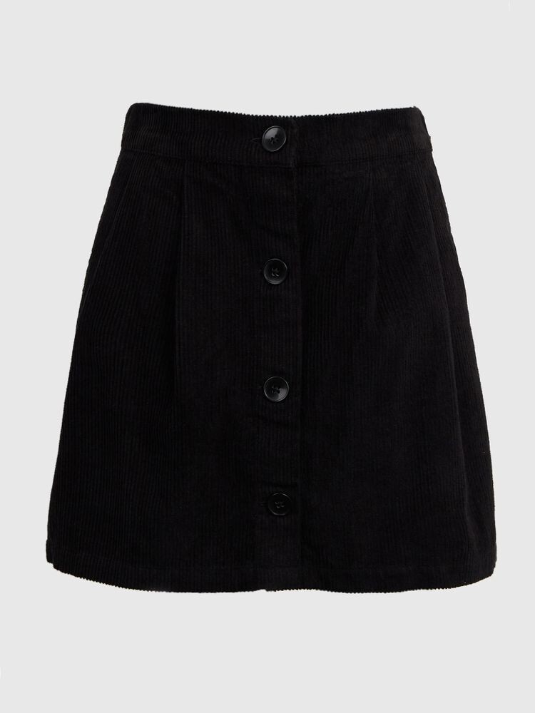

Детская вельветовая юбка Gap, черный