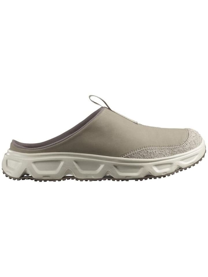 

Домашние тапочки SALOMON, цвет vintage khaki/almond milk/falcon
