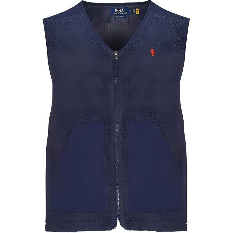 

Поло Ralph Lauren Мужская синяя жилетка, Синий, Поло Ralph Lauren Мужская синяя жилетка