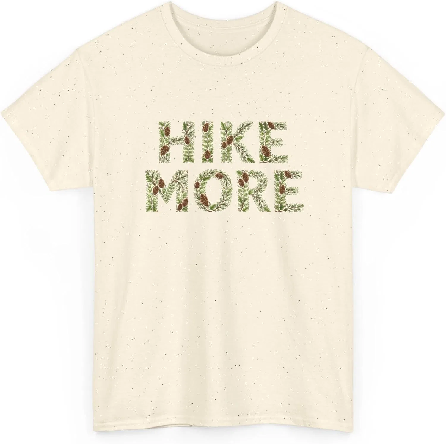 Футболка с надписью HIKE MORE, GENERIC, цвет Natural