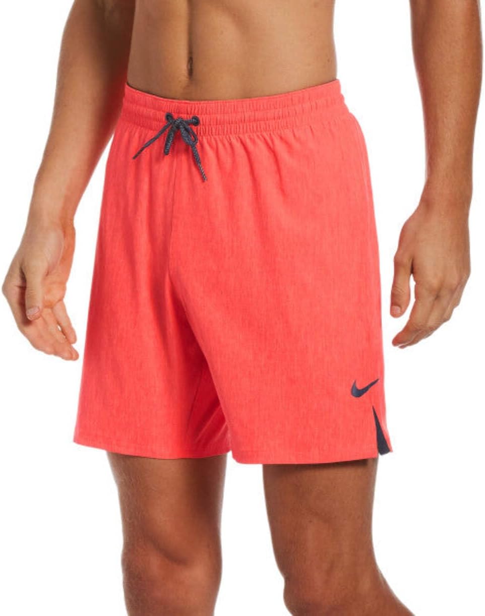 

Мужские шорты для плавания Nike Swim Essential Vital 7 дюймов, ярко-малиновые, Orange