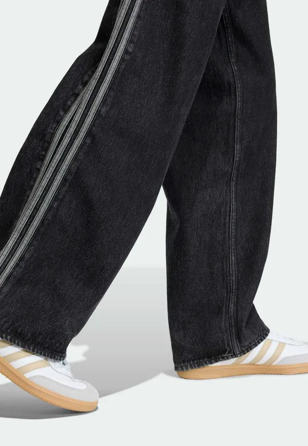 Брюки firebird, джинсы свободного кроя Adidas Originals, True Black Denim — фото 3