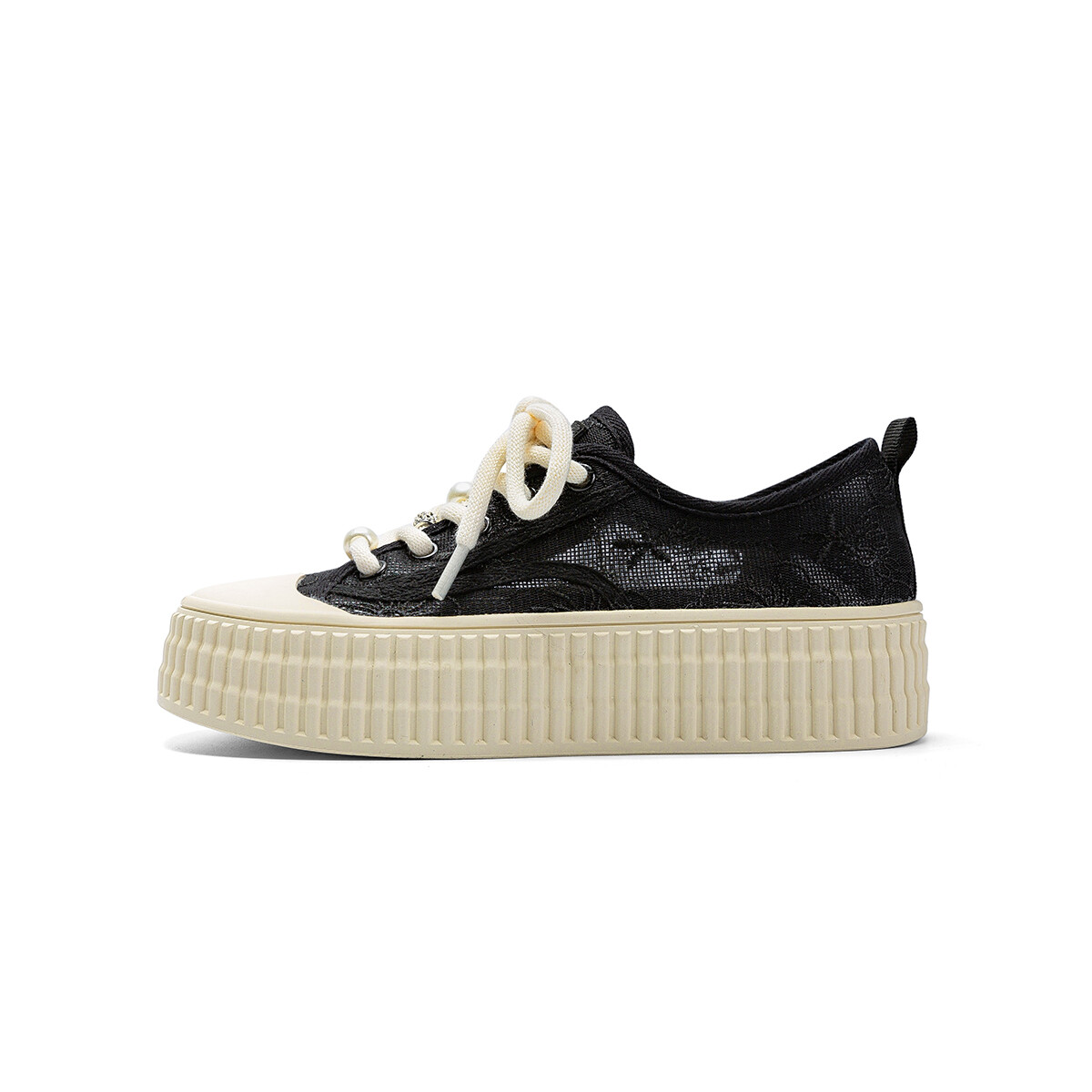 

Кроссовки JEEP SPIRIT Skateboarding Shoes Women's Low-top, черный