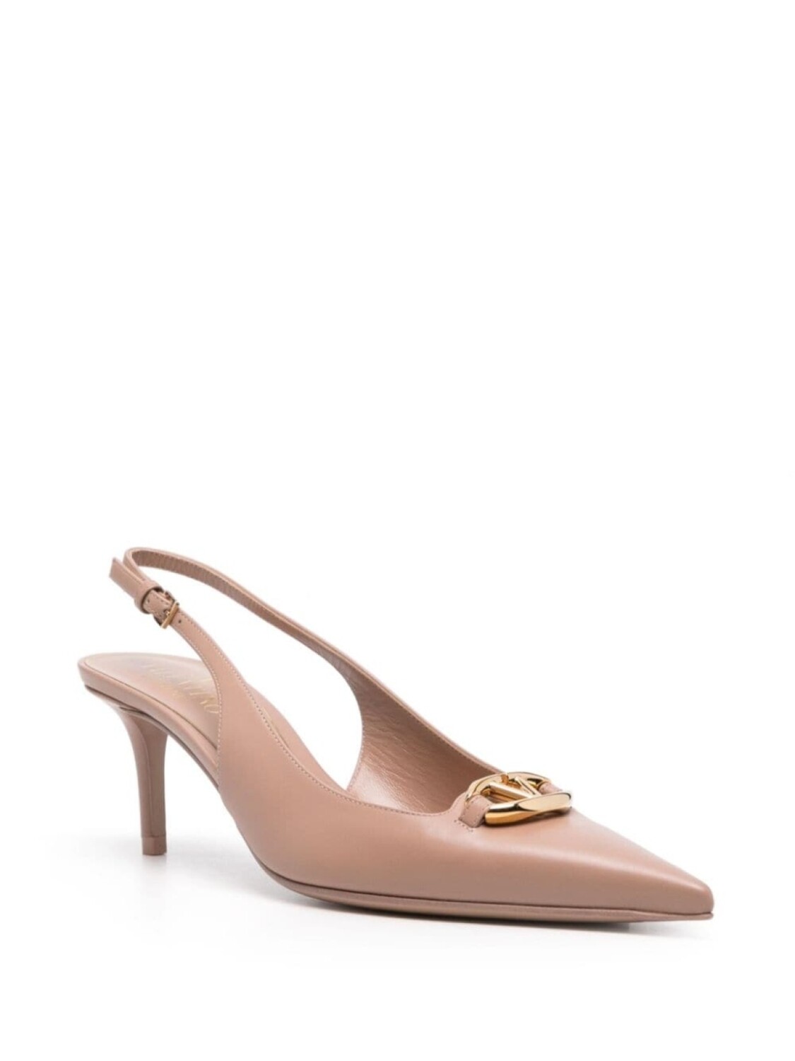 

Valentino Garavani 60-миллиметровые туфли-лодочки The Bold Edition, нейтральный цвет