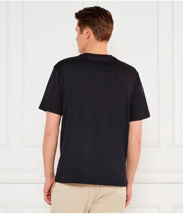 Футболка с принтом в полоску Relaxed fit Boss Green, черный — фото 3