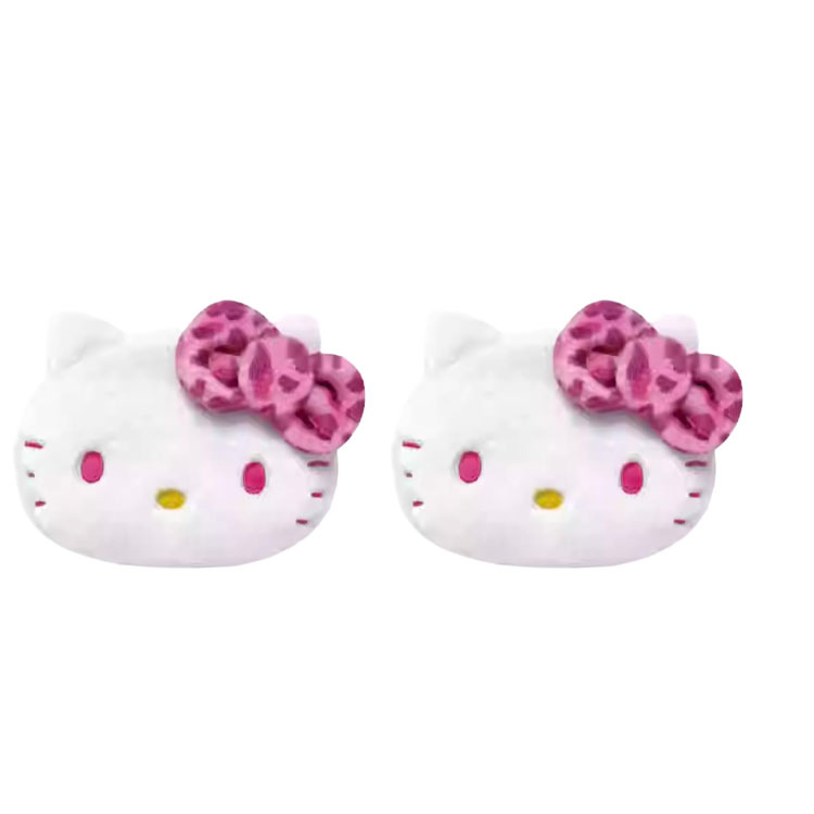 

Sanrio Hello Kitty розовый леопардовый принт, сумка для лица, 2 шт кукольные товары