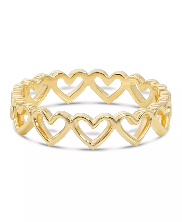 

Милое кольцо в форме сердца из 14-каратного золота, размер 8, вес около 2,5 грамма. Devata, gold