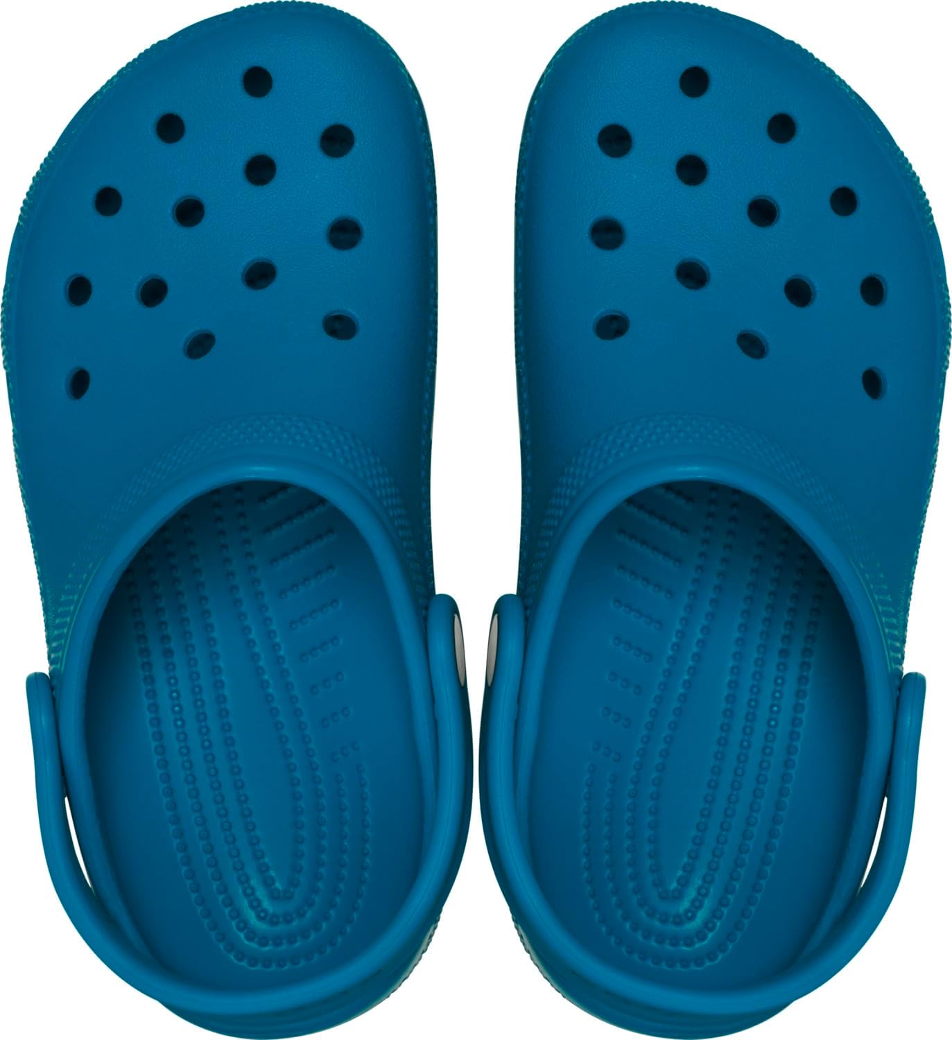 Классические сабо Crocs для детей, Turbo Teal — фото 3