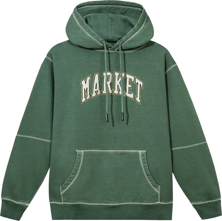 

Худи Market Triple Stitch Pullover 'Emerald', зеленый