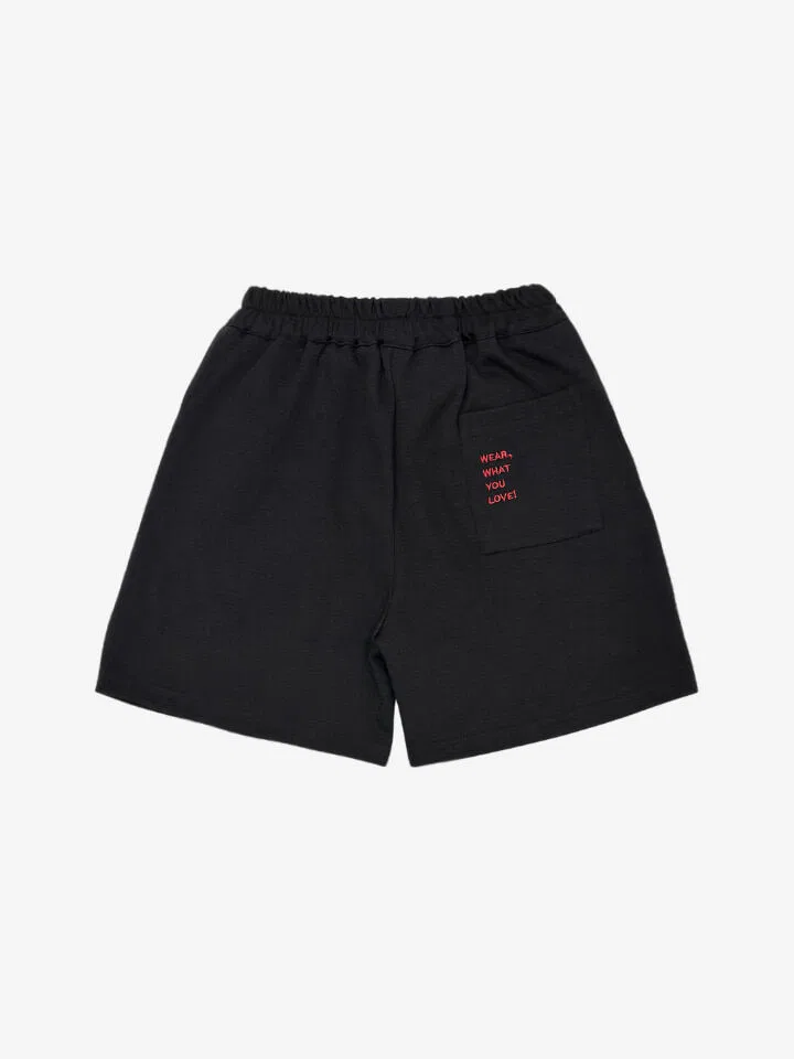 Детские шорты-свитшот Parker Half чёрные от Mondada — фото 4