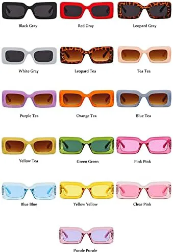 

Женские солнцезащитные очки в стиле ретро, ​​большая оправа, розовые прямоугольные, женские солнцезащитные очки, защита от УФ-излучения UV400 MTZJH, White Gray