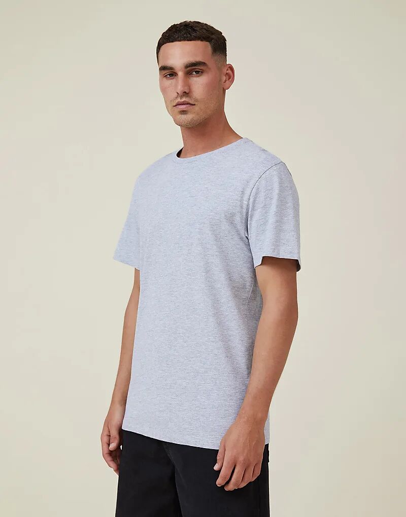 

Футболка прямого кроя серого цвета Cotton:On