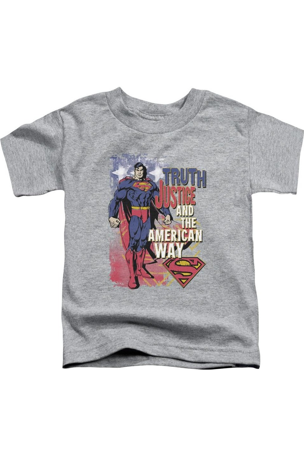 

Футболка с коротким рукавом для детей "Superman: Правда и справедливость" Gildan, Athletic Heather