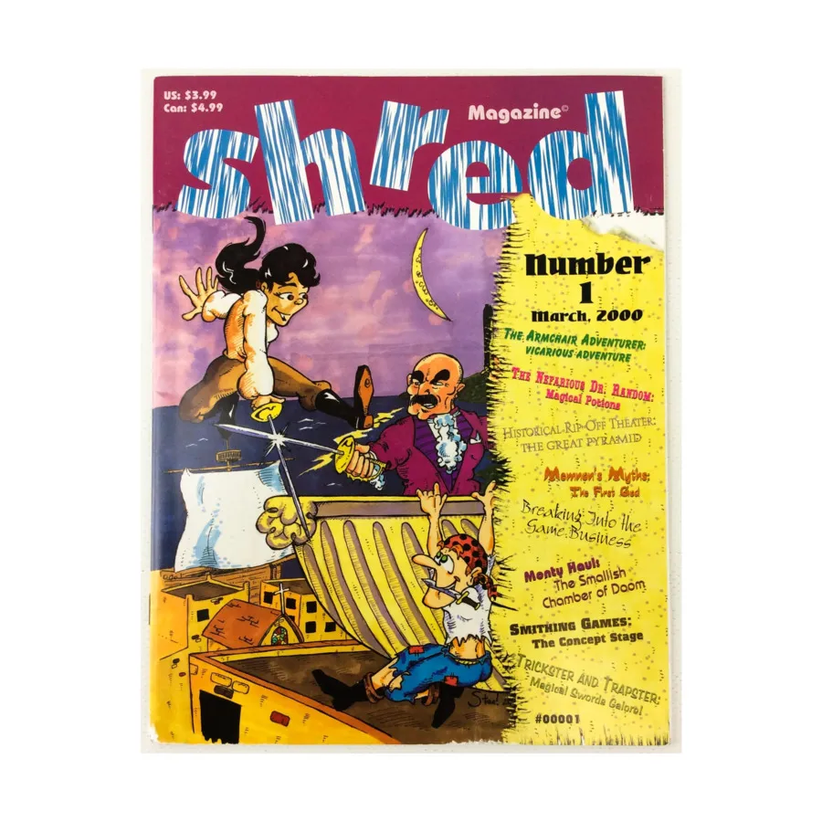 

Журнал Vol. 1, #1 "The Great Pyramid Smallish Chamber of Doom", Shred Magazine