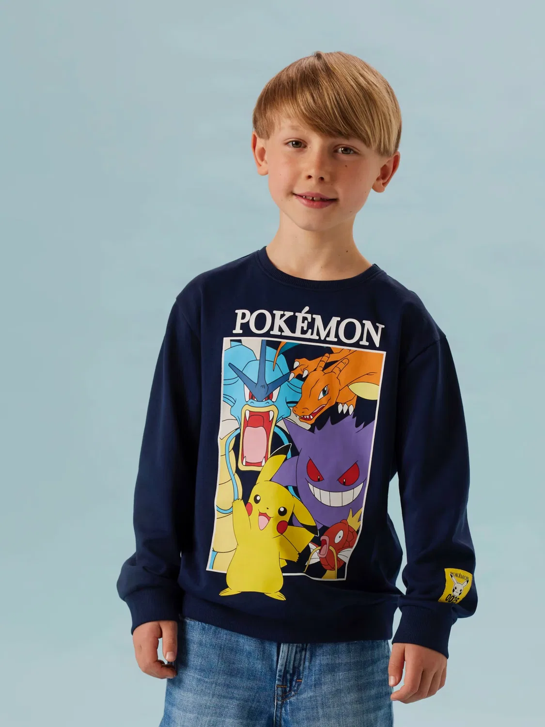 Толстовка 'NKMJobi Pokemon' Name It, Blue/Navy — фото 3