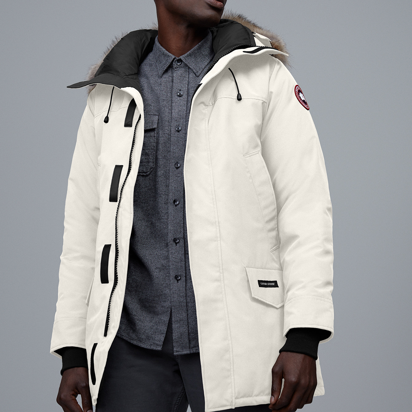 Куртка Langford Down зимняя мужская Dawn White Canada Goose — фото 3