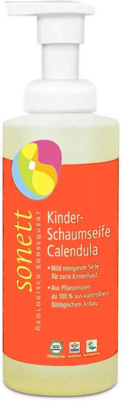 Набор детского пенного мыла с календулой «Organic Children's Foam Soap Calendula» от Sonett Sonett