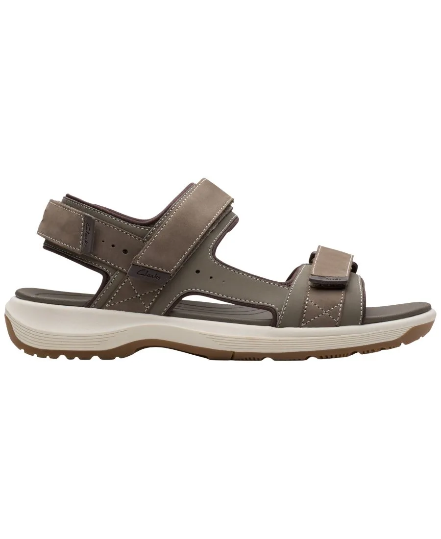Мужские сандалии Guideview Trek из коллекции Clarks, Taupe Leather — фото 2