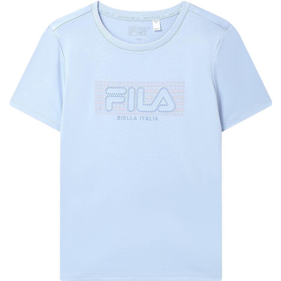 

ФИЛА Женская футболка FILA, цвет Azurelightblue