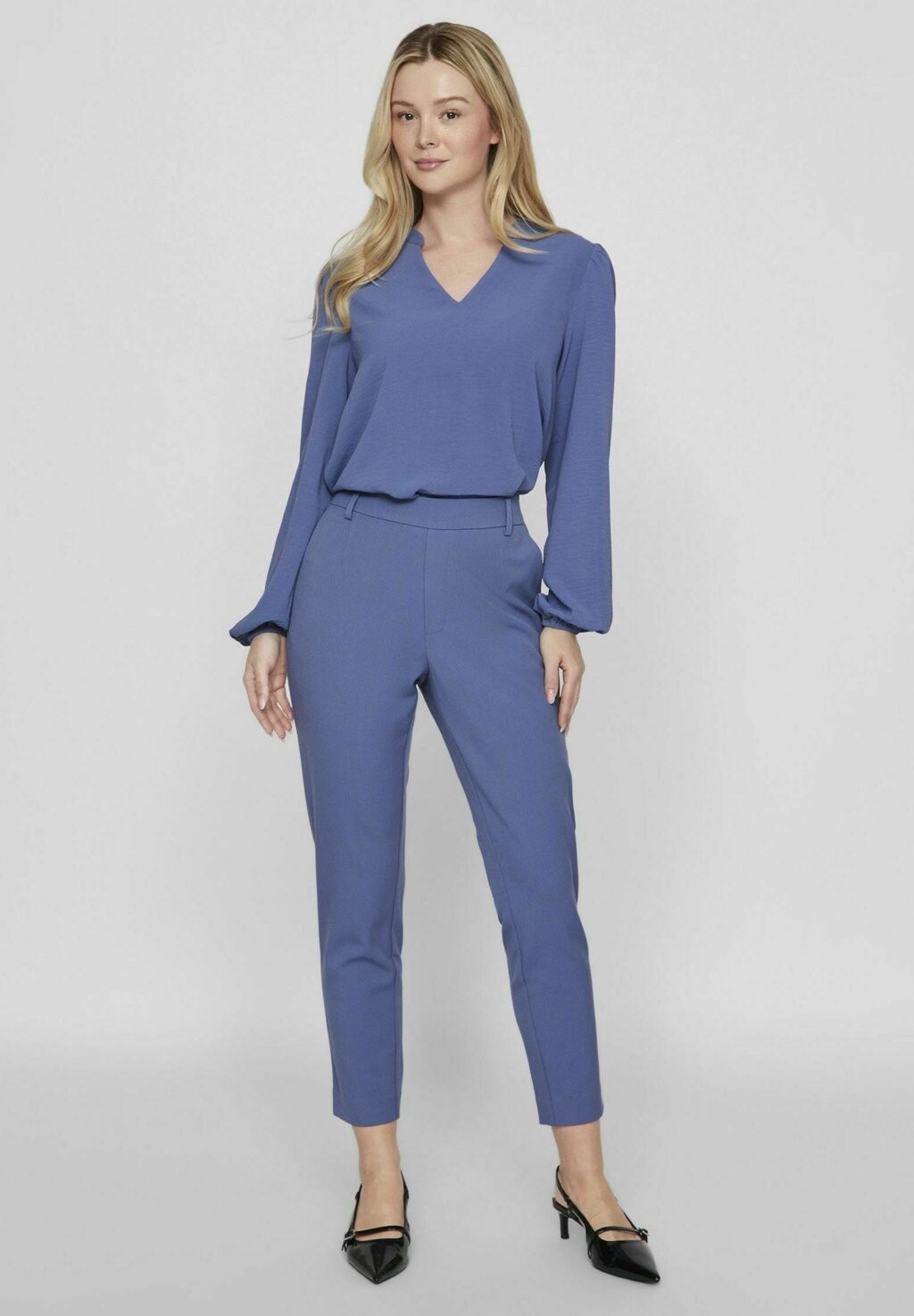 

Брюки VIVARONE HW SLIM NOOS VILA, серый