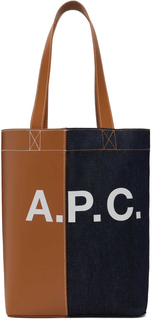 

Сумка-тоут Axel N/S Tan & Navy A.P.C., Caramel